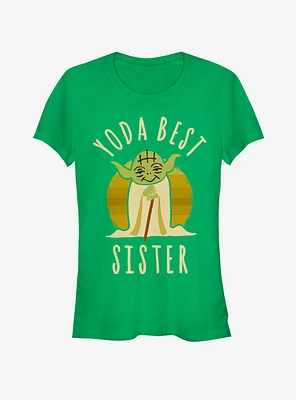 Star Wars Best Sister Yoda Says Girls T-Shirt