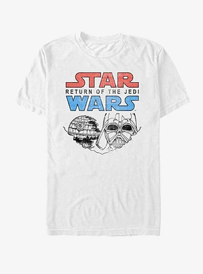 Star Wars Episode VI Return Of The Jedi Coloring Page T-Shirt