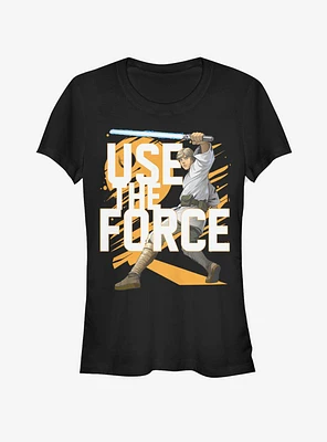 Star Wars Force Stack Luke Girls T-Shirt
