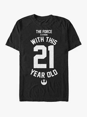 Star Wars Force Sensitive Twenty One T-Shirt