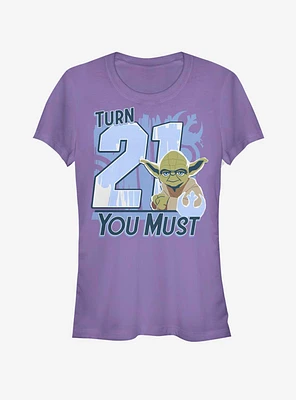 Star Wars Turn 21 You Must Girls T-Shirt
