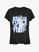 Star Wars Force Stack Leia Girls T-Shirt