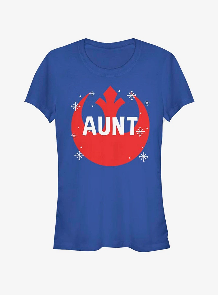 Star Wars Overlay Aunt Girls T-Shirt