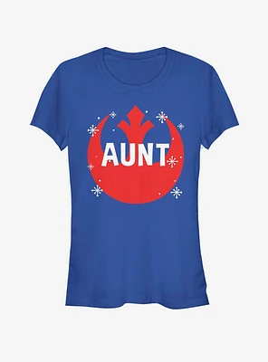 Star Wars Overlay Aunt Girls T-Shirt