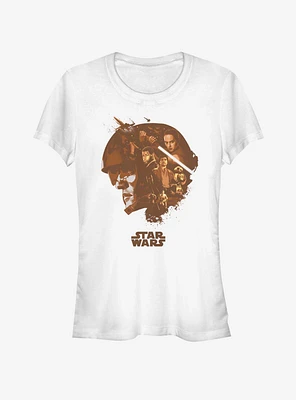 Star Wars Poe Head Fill Girls T-Shirt