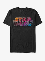 Star Wars Anime Glow Logo T-Shirt