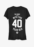 Star Wars Force Sensitive Forty Girls T-Shirt