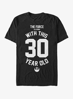 Star Wars Force Sensitive Thirty T-Shirt