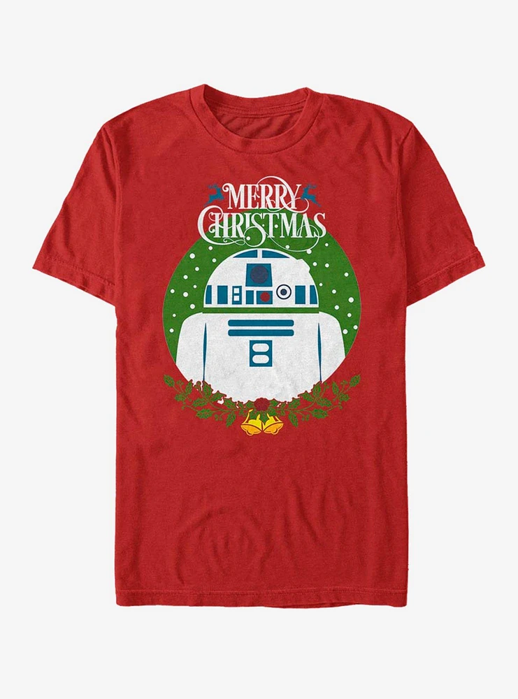 Star Wars R2D2 Wreath T-Shirt