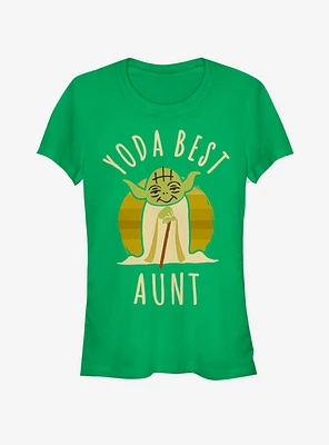 Star Wars Best Aunt Yoda Says Girls T-Shirt