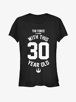 Star Wars Force Sensitive Thirty Girls T-Shirt