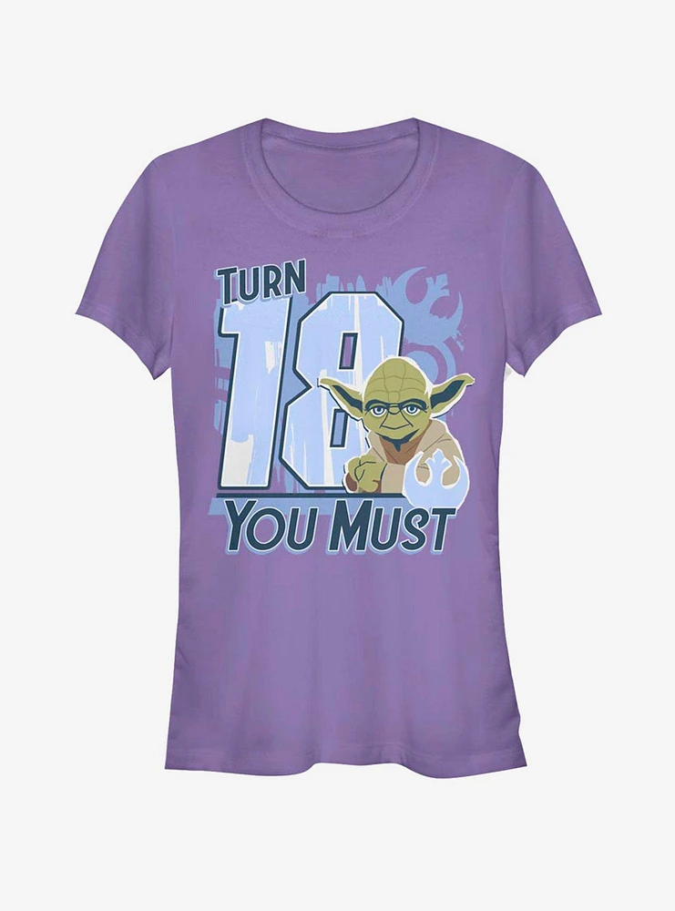 Star Wars Turn 18 You Must Girls T-Shirt
