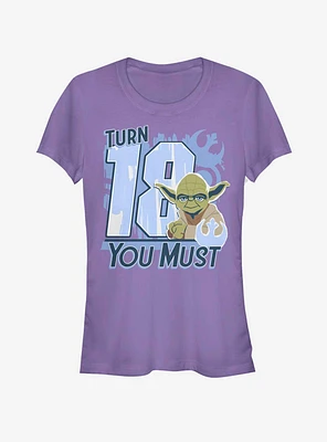 Star Wars Turn 18 You Must Girls T-Shirt