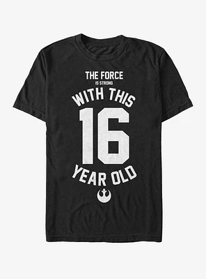 Star Wars Force Sensitive Sixteen T-Shirt