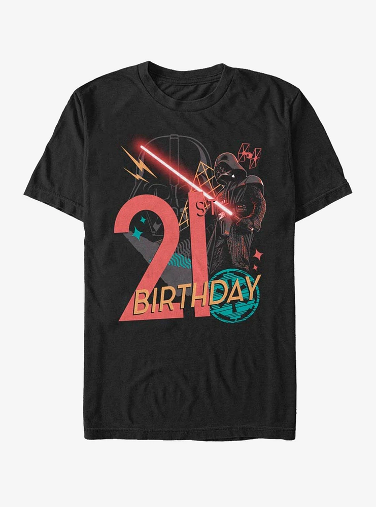 Star Wars Vader 21st B-Day T-Shirt