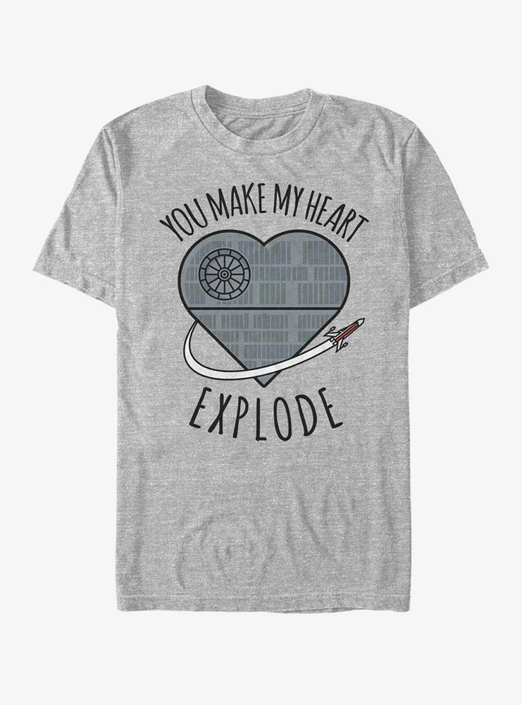 Star Wars Heart Explode Death T-Shirt