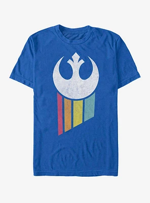 Star Wars Rainbow Rebel Logo T-Shirt