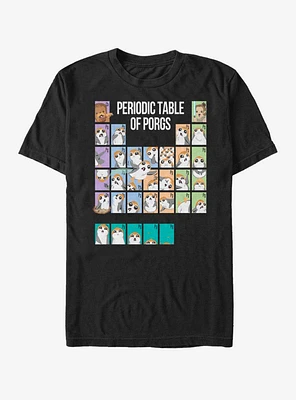 Star Wars Porg Table T-Shirt