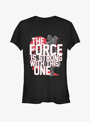 Star Wars Force Stack Vader Girls T-Shirt
