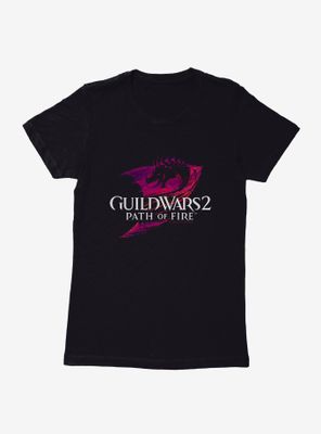 Guild Wars 2 Path Of Fire Logo Womens T-Shirt