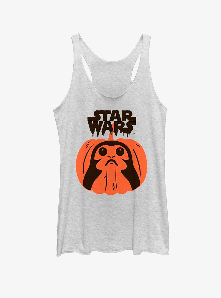 Star Wars Porg Pumpkin Girls Tank