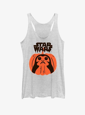 Star Wars Porg Pumpkin Girls Tank