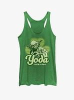 Star Wars Yoda Lucky Retro Girls Tank