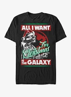 Star Wars Vader Xmas Galaxy T-Shirt