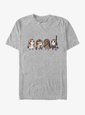 Star Wars Porgs As Characters T-Shirt