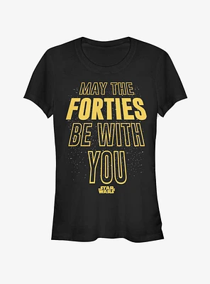 Star Wars Forties Be With You Girls T-Shirt
