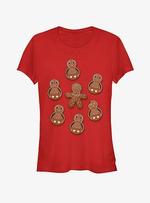 Star Wars Porg Chewie Holiday Cookies Girls T-Shirt