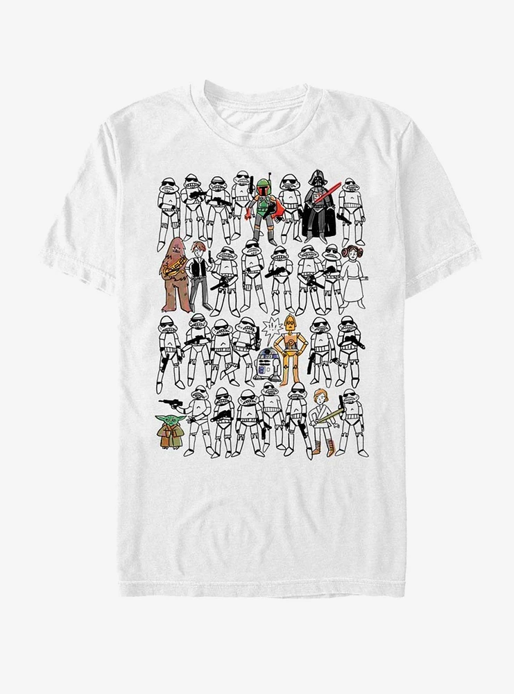 Star Wars Sketches T-Shirt