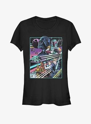 Star Wars Rebellion Poster Girls T-Shirt