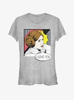 Star Wars Love You Comic Girls T-Shirt