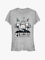 Star Wars Birthday Trooper Twenty One Girls T-Shirt