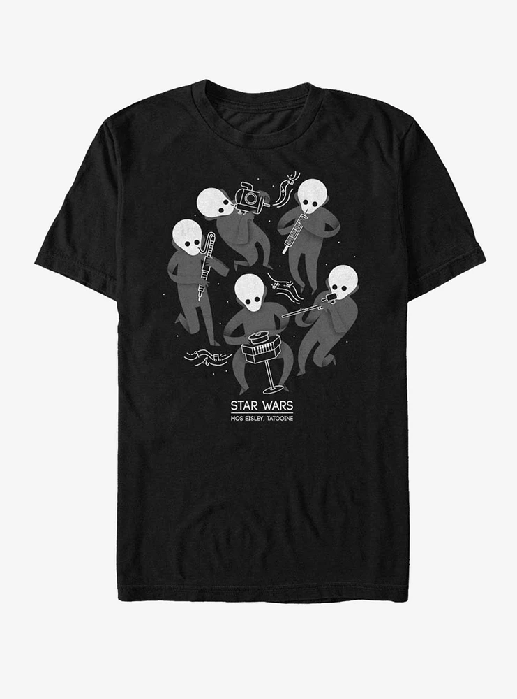 Star Wars Simple Cantina Band T-Shirt