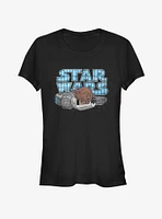 Star Wars Hair the Wind Girls T-Shirt