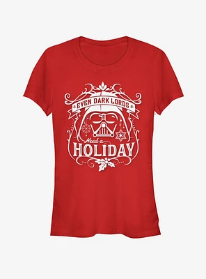 Star Wars Holiday Sith Girls T-Shirt