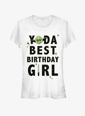 Star Wars Yoda Best Birthday Girl Girls T-Shirt