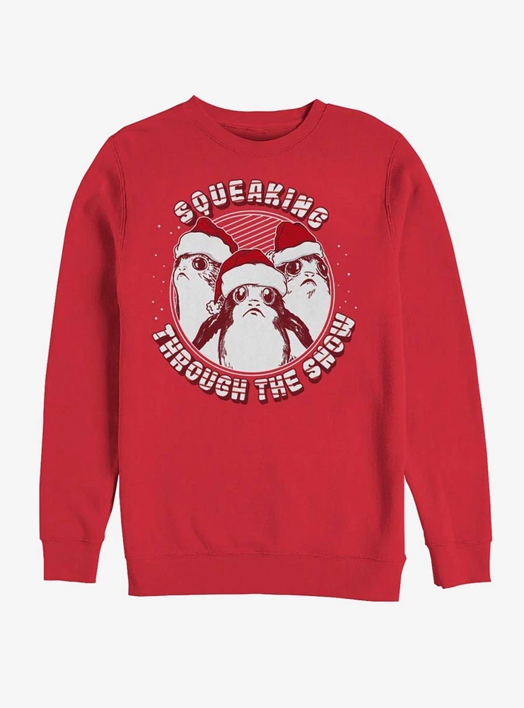 Star Wars Squeaking Through the Snow Sweatshirt