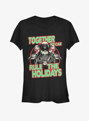 Star Wars Rule The Holidays Girls T-Shirt