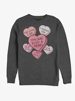 Star Wars Candy Hearts Sweatshirt