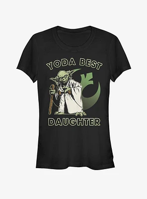 Star Wars Yoda Best Daughter Girls T-Shirt