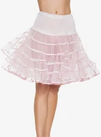 Pink Knee Length Petticoat