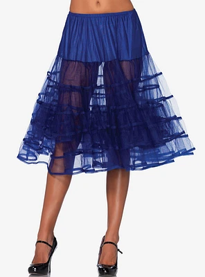 Royal Blue Knee Length Petticoat