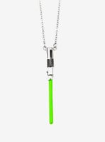 Star Wars Yoda Lightsaber Stainless Steel Necklace