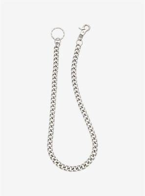 Silver 24 Inch Basic Wallet Chain