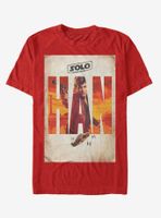 Solo: A Star Wars Story Solo Western Poster T-Shirt