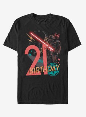 Star Wars Vader 21st Bday T-Shirt