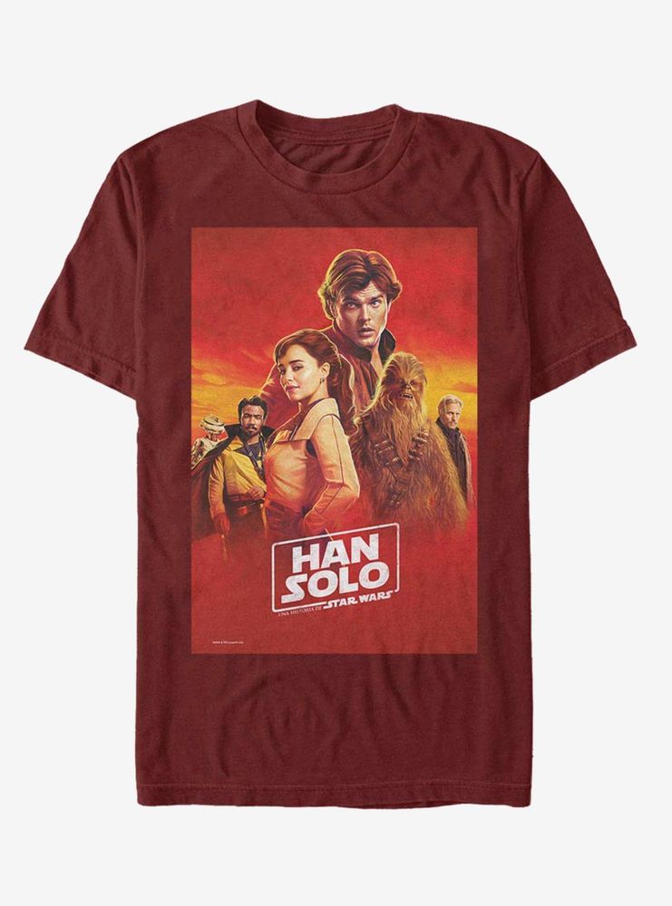 Solo: A Star Wars Story Spanish Han Poster T-Shirt